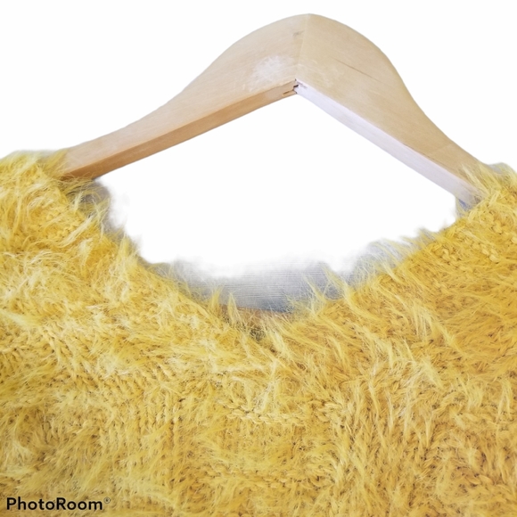 Look By M Fuzzy Poncho Open Cardigan Sweater - Picture 4 of 7